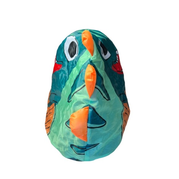 Dinosaur Cat Cave Collapsible Hideaway 18.5"L x 11.5"W x 10"H - Picture 7 of 11